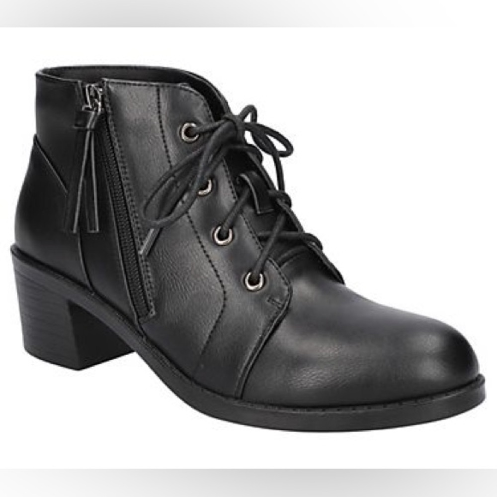 Easy Street Brown Ankle Boots Size 9M Women’s